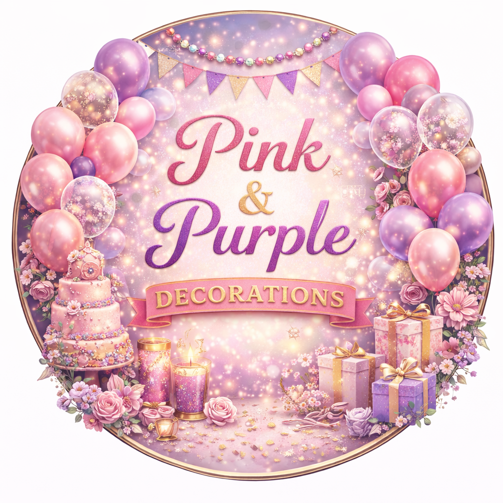Pink and purple decor